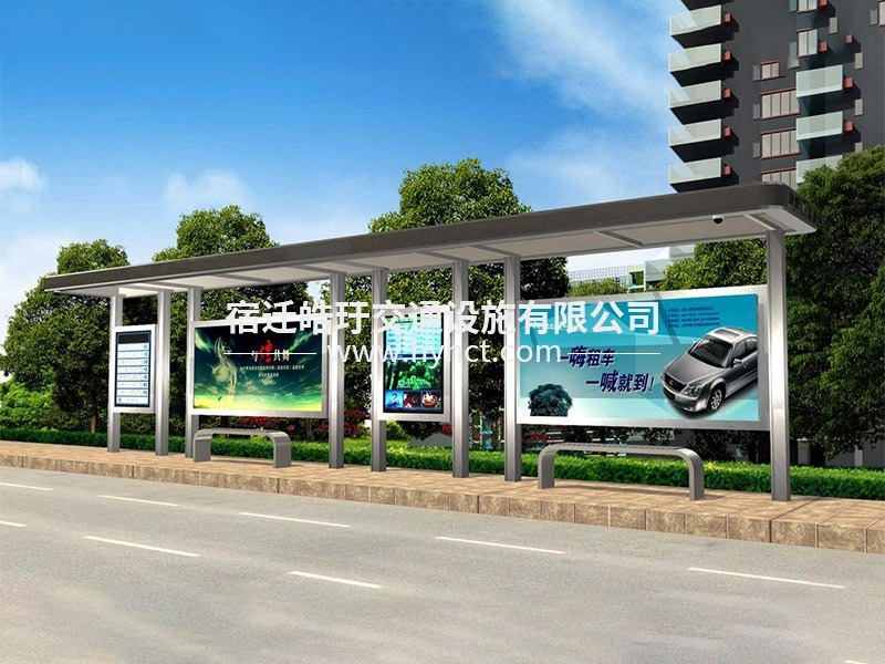 候車亭現(xiàn)場安裝案例